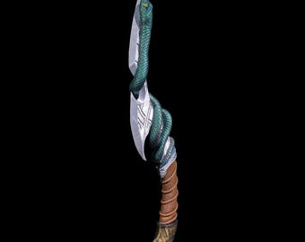 Laevateinn Dagger with Snake | 3D Printed Replica (Assembly Required)