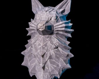 Nine-Tailed Fox Wall Light: 3D Printed Lamp