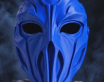 Void Sentinel Mask | Futuristic Cyberpunk Cosplay Helmet, Sci-Fi Tactical Face Armor, 3D Printed Costume Prop