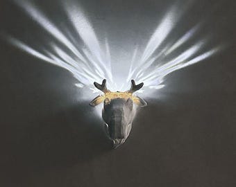 High Elk Wall Light