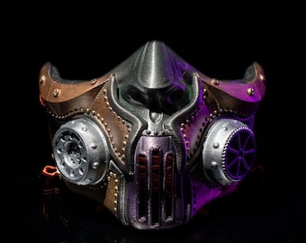3D Printed Steampunk Mask: Cosplay Ready, Assembly Required
