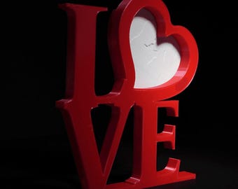 Lithophane Love Sign