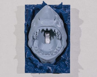 3D Printed Shark Light Switch Cover
