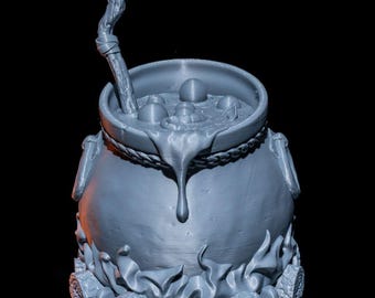 3D Printed Witch's Cauldron