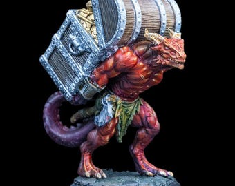 Dragon's Vault - Dragonfolk Carrier - Miniature