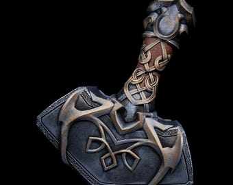 3D Printed Mjolnir - Thor Hammer Replica - Assembly Required