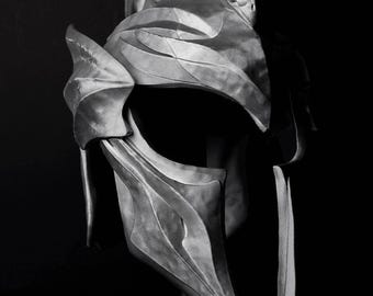 3D Printed Dragon Helmet: Unpainted Cosplay Prop