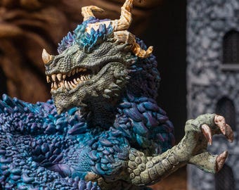 The Bestiarium of The Mad Scholar - Oriental Dragon  - Miniature