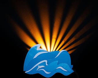 Sunset in the Ocean Wall Light