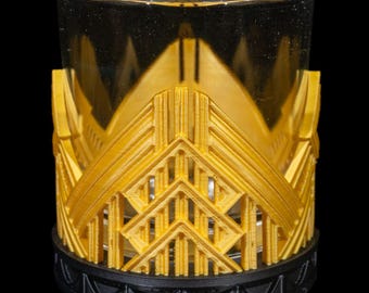 Art Deco Glass Cover