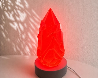 Crystal Lamp with RGB Lighting