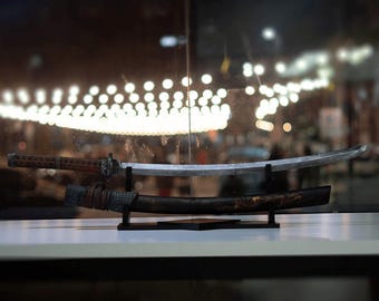3D Printed Katana Sword: Samurai Wall Decor (Assembly Required)