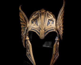 3D Printed Thor Helmet: Unpainted, Assembly Required