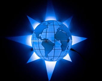Exploration Globe Wall Light
