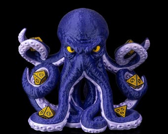 Tentacritical - Octopus Dice Holder,  DND Table Top, Dungeons and Dragons Accessories, Dice Tray, Monster accessories