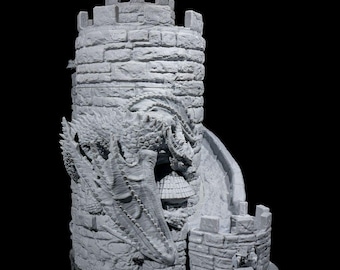 Dice Tower Wine Bag Dispenser