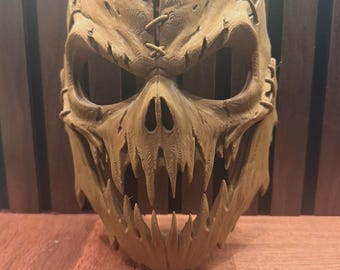Creepy Stitched Face Mask, Horror Movie Slasher Mask, Bloody Scarred Halloween Prop, Scary Cosplay Costume Mask, Haunted Attraction Prop