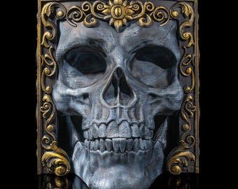 Skull Adornment Wine Bag Dispenser