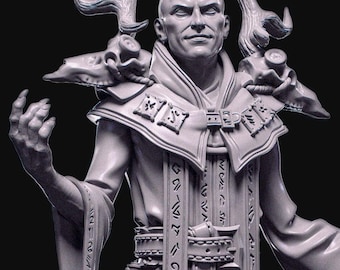 Demons of the Holy Abbey - Kalal, Highpriest of Arzan - Miniature