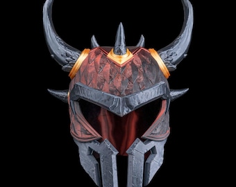 3D Printed Wyrmbane Helmet: Dragonslayer Fantasy Armor