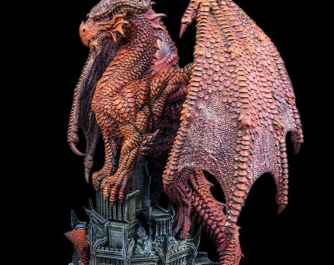 Featured listing image: Dragon's Vault - Arnya, The Ember Wing - Miniature