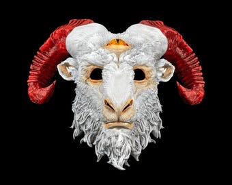 Goat of the Abyss: Cosplay Costume, 3D Printed mask