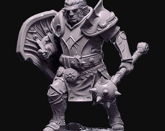 Demons of the Holy Abbey - Oloven Sunpride - Miniature