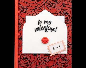 Heart Carving Custom Scrapbook