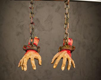 Give Me a Hang Hand Wall Hook Set (Left and Right) | 3D Printed Headphone Mount & Key Holder Pair | Fun Gamer Room Decor and Novelty Hanger