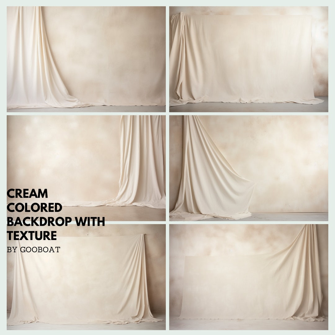 Cream Overlay Cream Colored Backdrop With Texture Digital Backdrops Backdrop Overlays ...