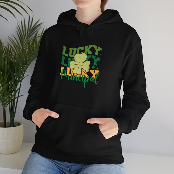 Patrick's Day Hoodie, Happy Irish Green Luck Sweatshirt