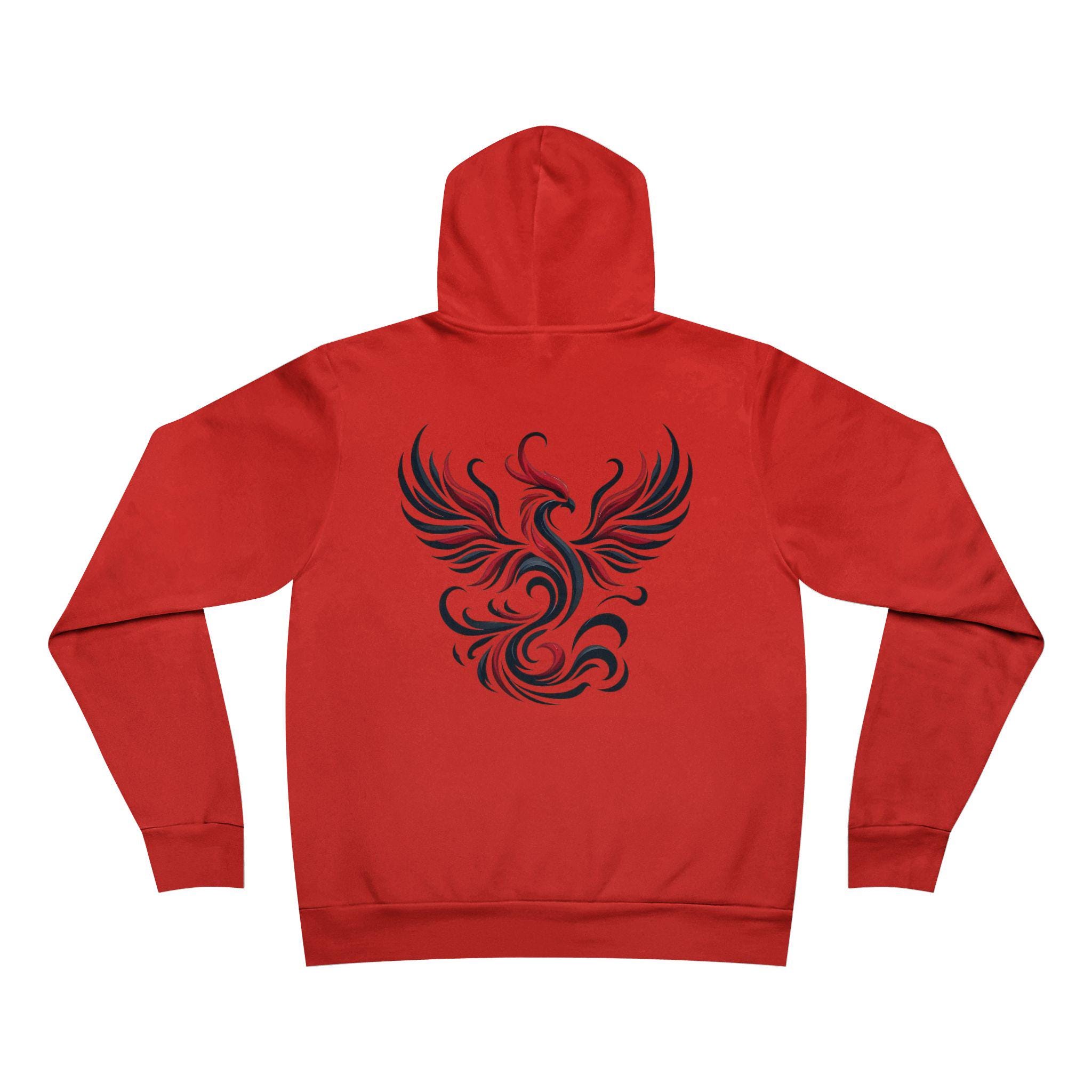Ai Phoenix Unisex Fleece Hoodie, Phoenix Sweatshirt