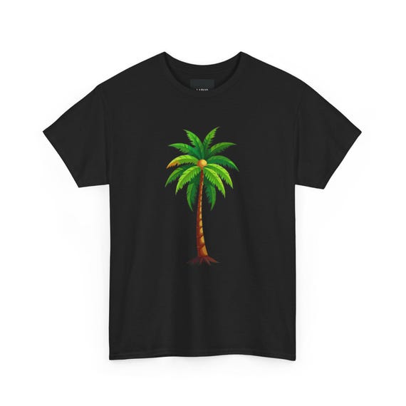 Palm Tree Tee, Summer T-Shirt, Beach Vibes Shirt, Vacation Top, Unisex Cotton Tee