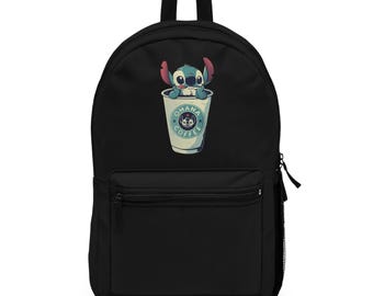 Mochila escolar de Stitch, bolsa de viaje inspirada en Disney, regalo para fans de Lilo y Stitch