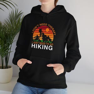 Hiking Hoodie, Outdoor Adventure Sweatshirt, Nature Lover Gift, Cozy Hike Pullover, Mountain Climbing Jumper, Wanderlust Clothing, Trail