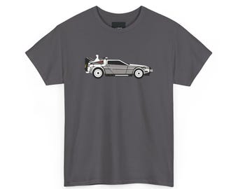 Vintage Delorean Graphic Tee, Zurück in die Zukunft Shirt
