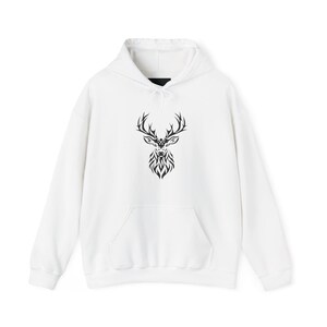 Wildlife Spirit Hoodie, Cozy Sweatshirt for Nature Lovers, Perfect Gift for Him or Her, Ideal for Outdoors, Camping, Deer Lovers