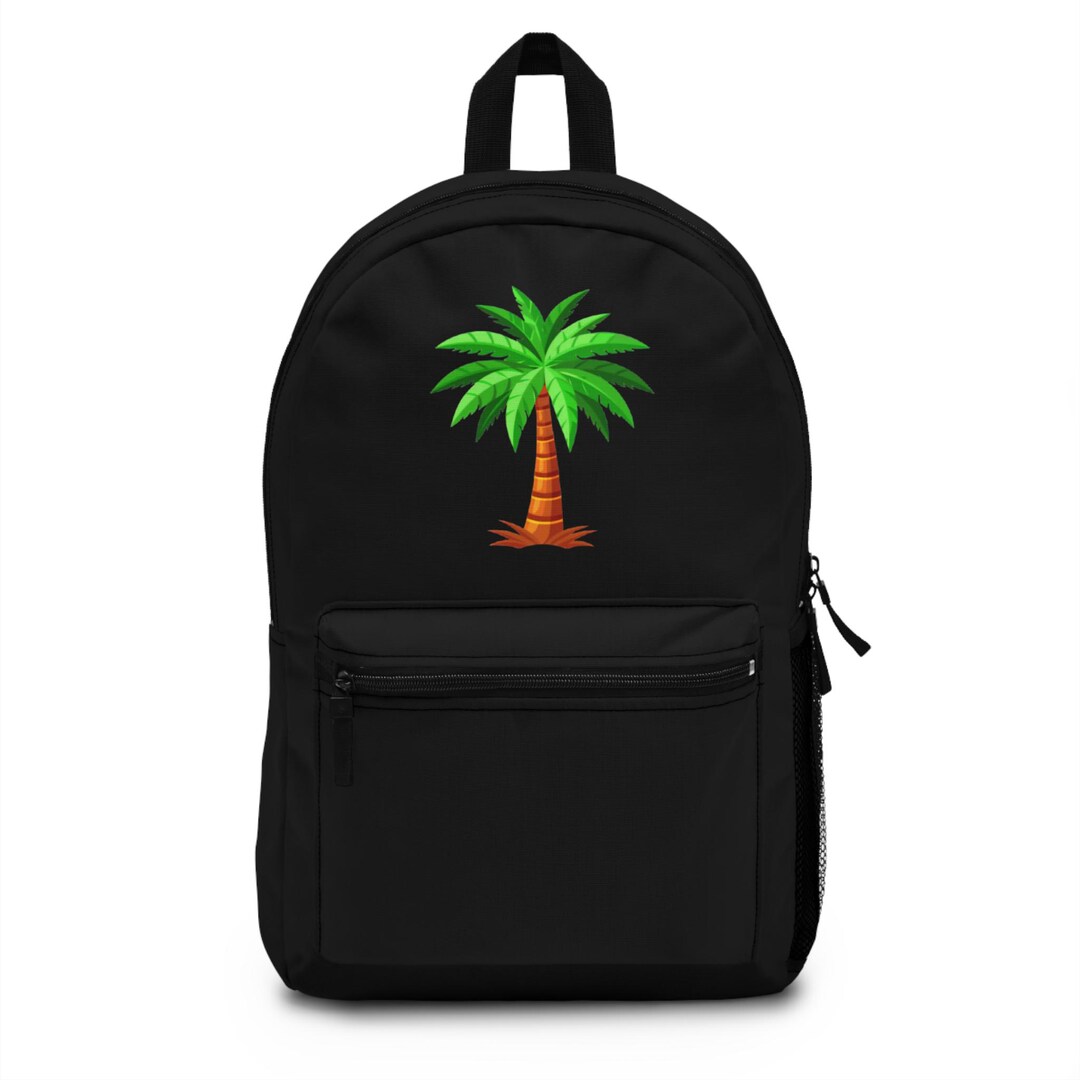 Palm Tree Backpack, Tropical Beach Vacation Rucksack - Etsy