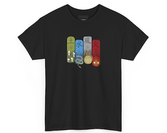 T-shirt homme japonais Totoro Studio Ghibli, t-shirt unisexe, Hayao Miyazaki, esprit loin, chemise noire