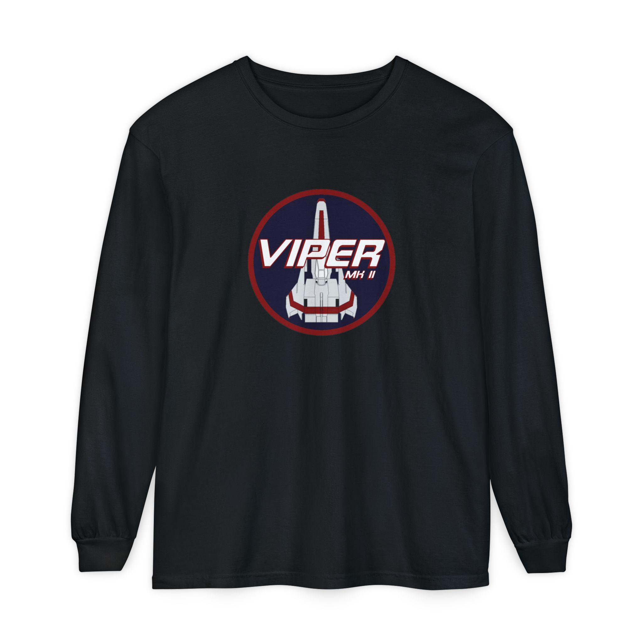 Viper Space Long Sleeve Tee, Retro Pop Culture T-shirt - Etsy