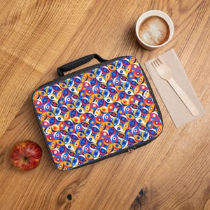 Vibrant Lunch Bag - Colorful Food Carrier, Eco-Friendly Snack Tote, Stylish School Bag, Fun Picnic Accessory, Gift for Foodies