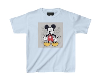 男の子と女の子の子供用Tシャツ ヘビーコットン™Tシャツ