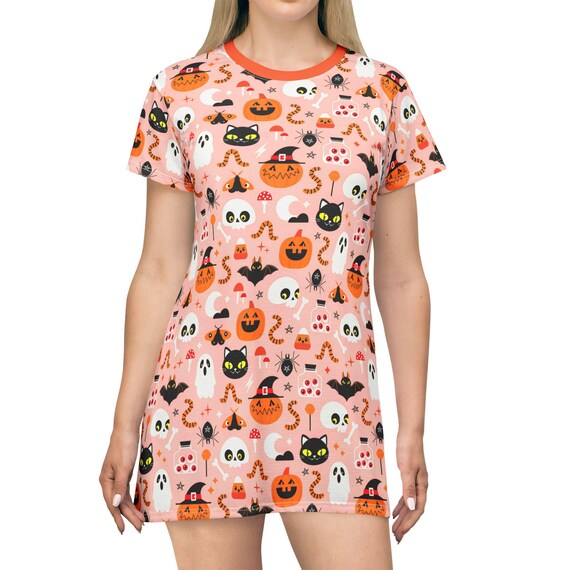 halloween t shirt dress Halloween Toddler T-shirt Dress