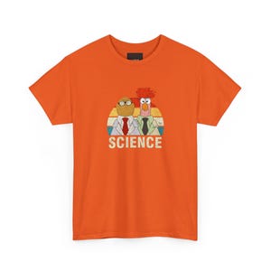 Science Mupp35 Muppet Science Tee, Kermit the Frog, Miss Piggy, Beaker, Bunsen ...