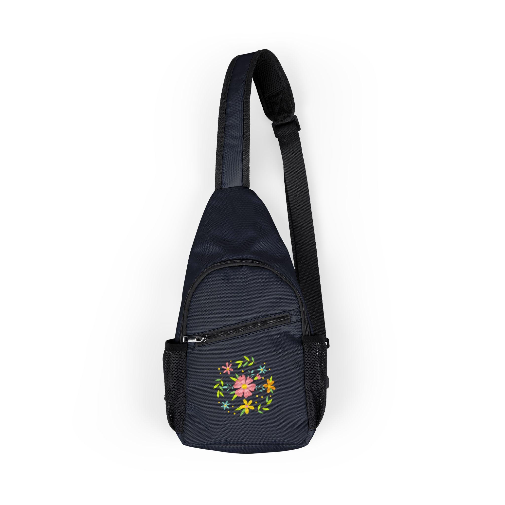 Discover Floral Chest Bag, Crossbody Travel Bag