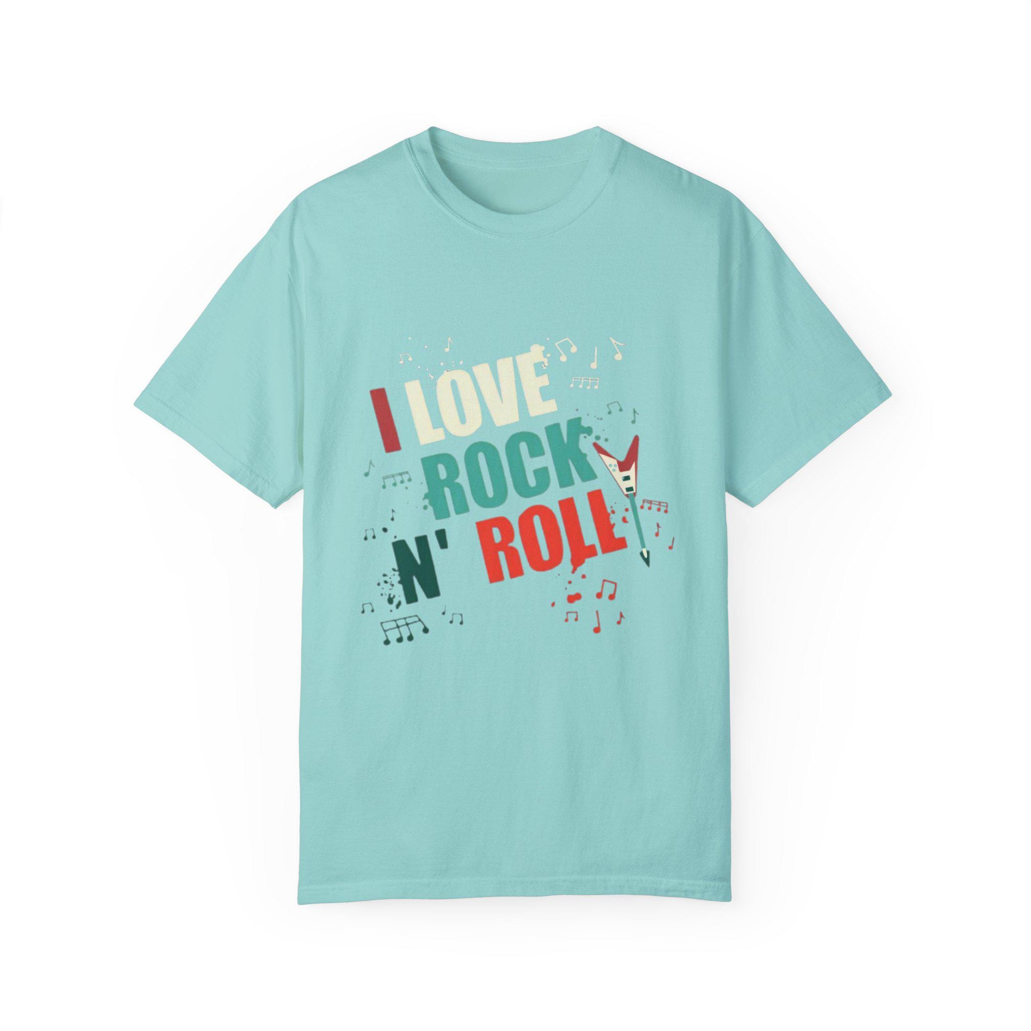 ロックンロールグラフィックTシャツ、ミュージックラバーTシャツ