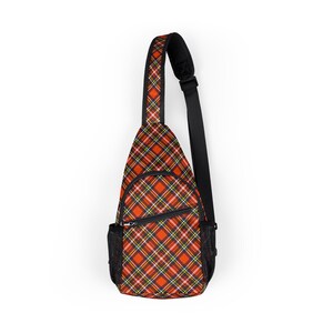 Stylish Plaid Chest Bag | Trendy Sling Backpack, Casual Day Pack, Everyday Use, Travel Accessory, Perfect for Festivals