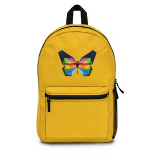 Colorful Butterfly Backpack - Perfect for School, Travel, Nature Lovers, Gift for Kids, Trendy Book Bag