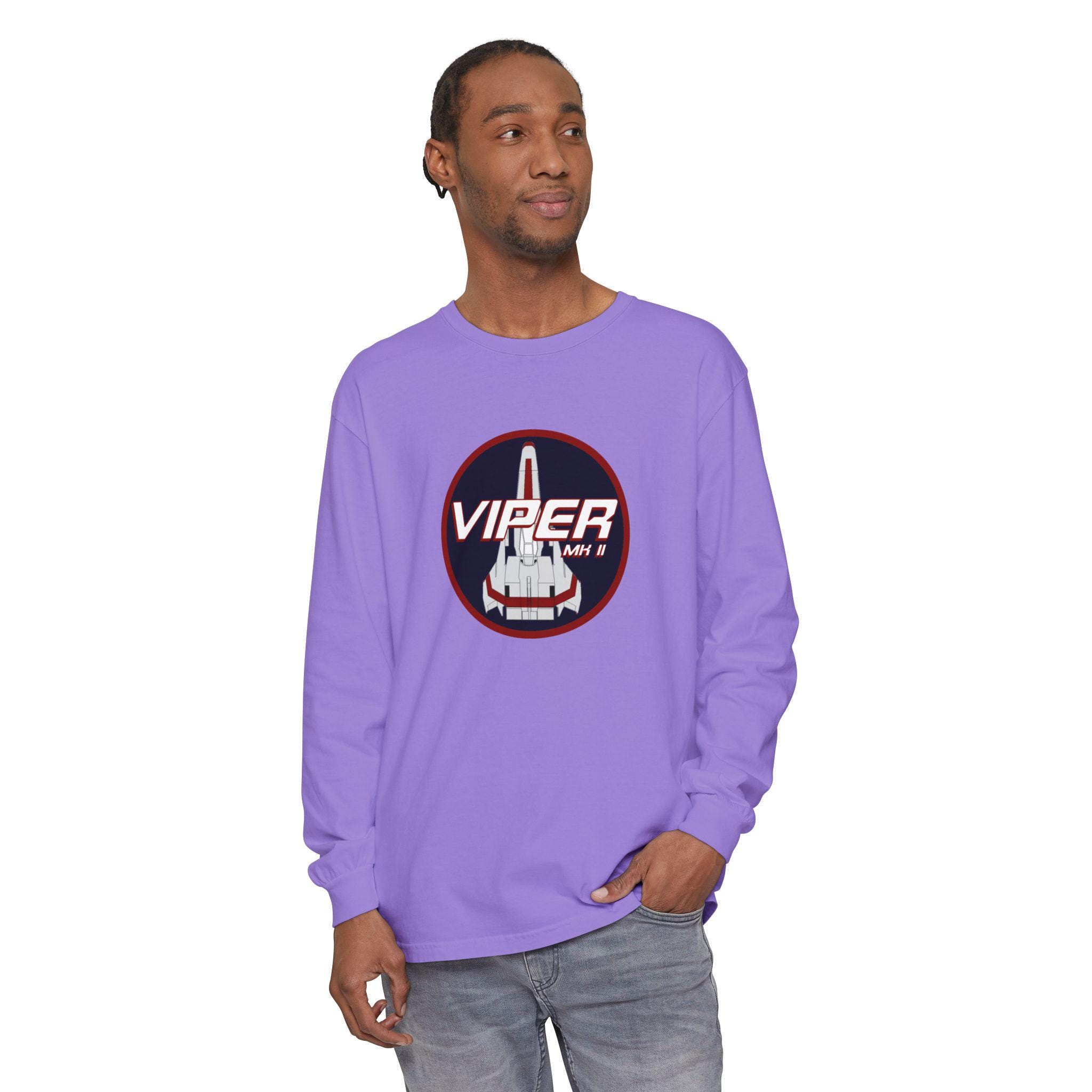 Viper Space Long Sleeve Tee, Retro Pop Culture T-shirt - Etsy