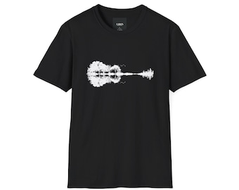 Nature Guitar Graphic Tee, Music Lover Gift